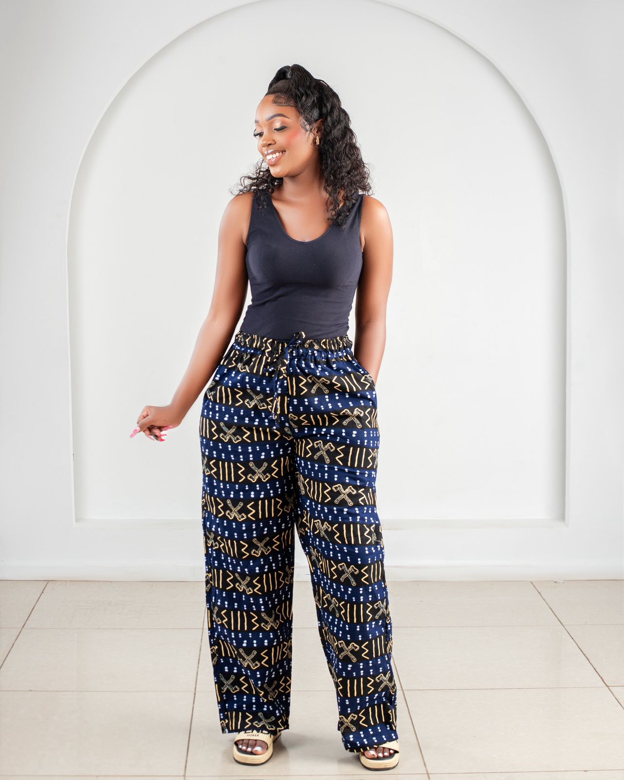 Ankara Pallazo Pants - Image 6