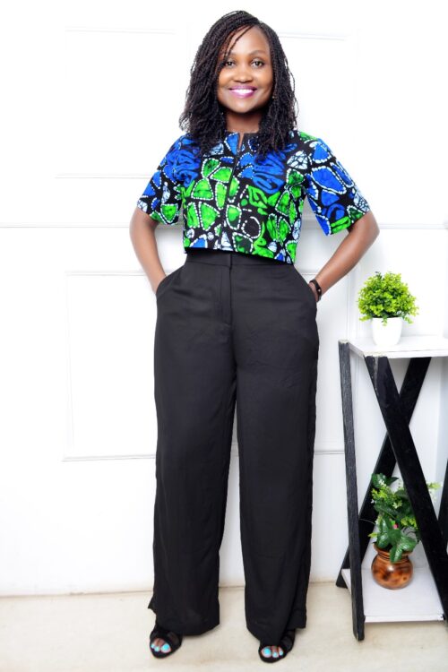 Nia ankara cotton top