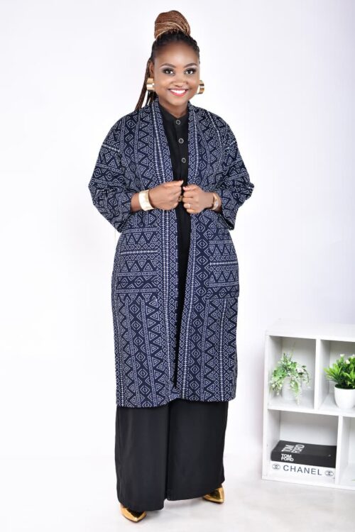 Amina cotton ankara kimono