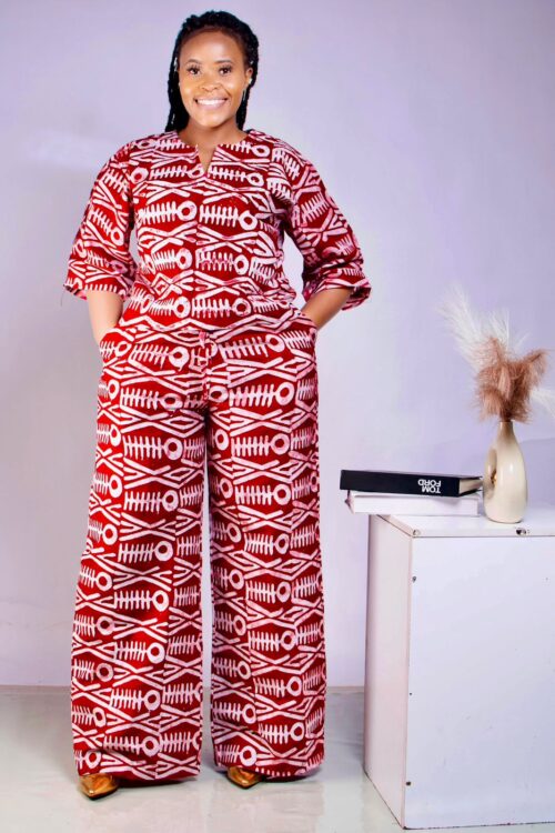 Risa batik kimono top set