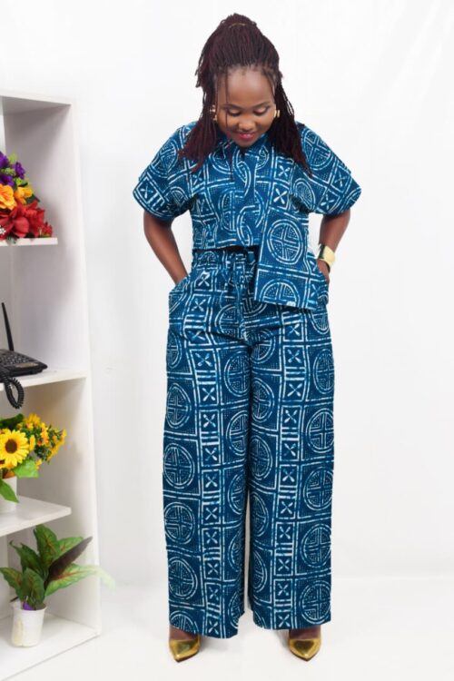 Zoe Collection crop pallazo set