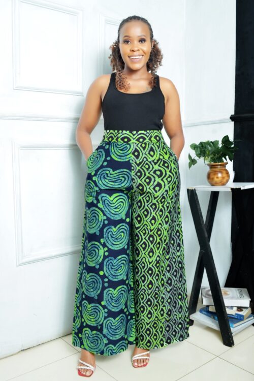 Zuhura batik pallazo pant